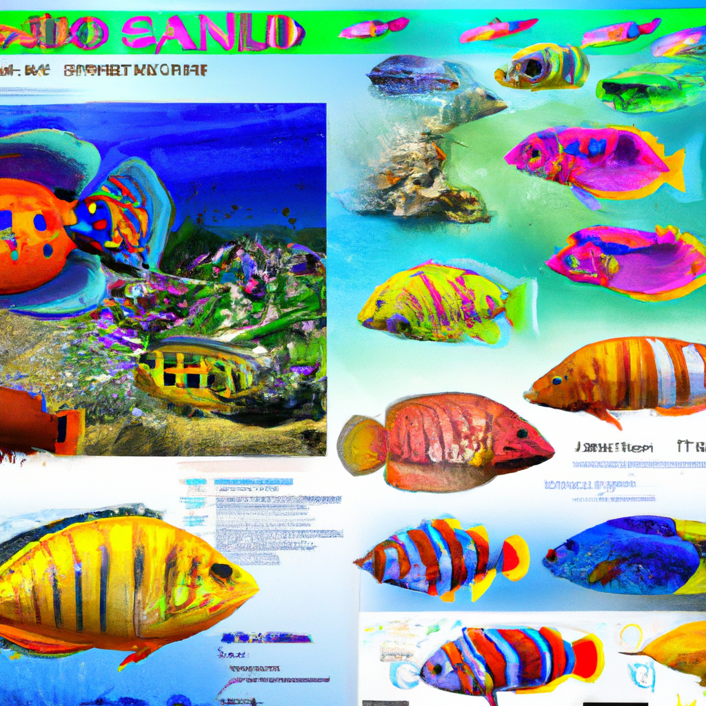Vibrant Tanks With Colorful Saltwater Fish.
